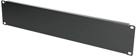 Extralink 2U 19, Frontplatte, Schwarz, Abdeckplatte für Netzwerkschrank, Serverschrank, Hochwertiges Aluminium, Verbesserung der Leistung von Geräten
