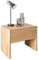 Stella Trading Hilla Nachttisch Massivholz Eiche - Hochwertiger Nachtschrank mit Schublade - 50 x 41 x 35 cm (B/H/T)