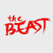 Auto Aufkleber | The Beast | Sticker Shocker Tuning Sport Performance Aufkleber Fahrzeugzubehör Gadget (Rot glänzend)