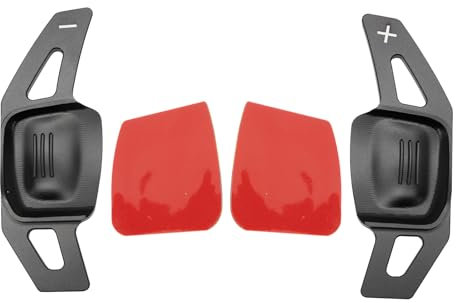 MangWany 2 pezzi per volante paddle shifters in alluminio, compatibili con Golf 8 MK8 2021 2020 nero