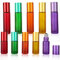 ktxaby 10Pcs Essential Oils Roller Bottles,5ml/10ml Roll on Bottles with Stainless Steel Ball, Refillable Frosted Glass Roller Bottles for Essential Oils, Fragrance, Aromatherapy