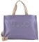 LIU JO Canvas Tote L Glicine