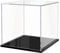 JUJOMAT Transparente Acryl Vitrine Groß Acryl Boxen zum Ausstellen Staubdichte Schaukasten Vitrine für Action Figuren und Sammlerstücke 30*30*30cm
