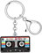 LONYOO Acryl Vintage Kassette Band Schlüsselanhänger Retro 90er 80er Jahre Zubehör für Frauen Mädchen Rucksack Geldbörse Charms (Mehrfarbig)