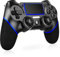 Generic Controller for PS4, Gamepad Joystick with Bluetooth, Dual Vibration, 6-Axis Sensor, Headphone Jack, LED Light