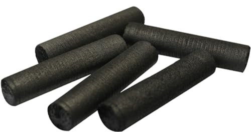 PRO FILSTAR Zig Rig Pop Up Foam Schwarz 5 STK DIA-10mm,7cm - Angelhaken Pop Up Köder - Pop Up Angeln - Karpfen Köder - Karpfenangeln Montage - Fischköder - Futter Zubehör - Karpfenhaken - Karpfen Set