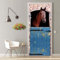 Türfolie Selbstklebend 3D Türaufkleber Pferdestall Tier Türtapete Selbstklebend Türposter 77X200 cm Türverkleidung Türtattoo Poster Abnehmbar Fototapete für Wohnzimmer Schlafzimmer Küche Bad -MT898