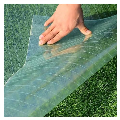 Panneaux d'éclairage Naturel en Fibre de Verre 0.8mm, Panneaux en Polycarbonate pour Toits de Hangars, Auvents, Abris de Voiture, Marquises, Terrasses(1x20m)