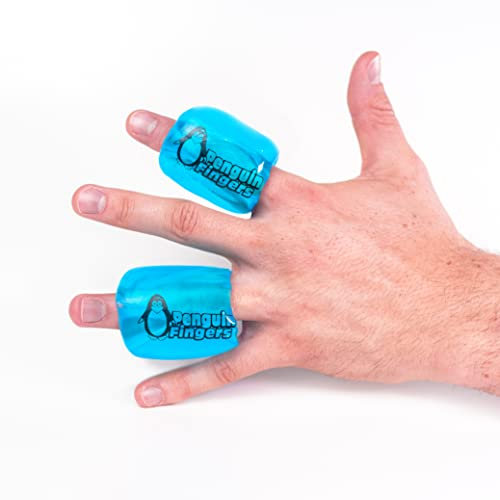 PENGUIN FINGERS GUAINA COMPRESSA FREDDA PER LA TERAPIA DI COMPRESSIONE DELLE DITA DELLE MANI E DEI PIEDI: (Disponibile in Confezione Singola e Doppia) (Confezione Doppia)