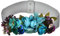 Ulalaza Cinturón Nupcial de Boda Cinturón de Flores elástico ensanchado Cinturón de Flores Artificiales para Mujeres