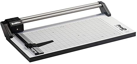 Rotatrim Pro 18 Inch Cut Professional Paper Cutter/Trimmer Precision Rotary Trimmer with Self-Sharpening Precision Steel Blades & Twin Stainless Steel Guide Rails (RCPRO18i)