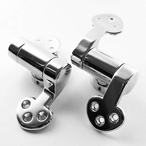 OGOMONDO Cerniere Cromate Sedile WC Copriwater Fantasia Staffe Frizionato Soft