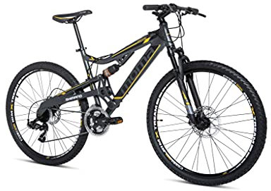 moma bikes EQX5.0 27,5” Fahrrad, Aluminium, Shimano 24 Gänge, Scheiben Bremsen, Vollfederung