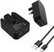 iPro Accessories For Oneplus Nord CE 2 5g Charger, Oneplus Nord CE 2 5g Wall Charger, 2.1A[10.5W] Dual Port With Foldable Pins Quick Charger Plug With USB Cable (Black)