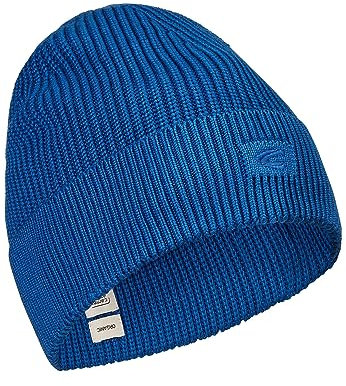 camel active Herren Strickmütze aus Organic Cotton Blau, Menswear-OS
