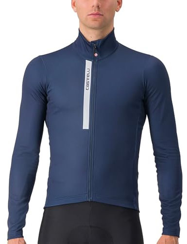 CASTELLI 4523512-424 ENTRATA TH Jersey T-Shirt Unisex Belgian Blue/Silver Gray Size XXL