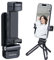 Arnarkok j Phone Tripod Mount 2 Cold Shoes & Arca Port, Adattatore treppiede in metallo a 360° per smartphone, per iPhone, cellulare Vlog Treppiede Grip Holder per desktop Treppiede per desktop Video