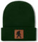 Pnkvnlo Bigfoot Beanie für Herren - Sasquatch Mütze Winter Knit Cuffed Beanie für Frauen - Bigfoot Geschenke für Weihnachten & Neujahr, 03. Leder, grün, Einheitsgröße