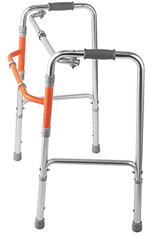 ATHUAH Walker Vierbeiniger Gehhilfe für ältere Menschen, Krücken, Rehabilitations-Gehgestell, unterstütztes Gehen, verstellbare Gehhilfe für ältere Menschen, vierbeiniger Gehhilfe, Krücken können