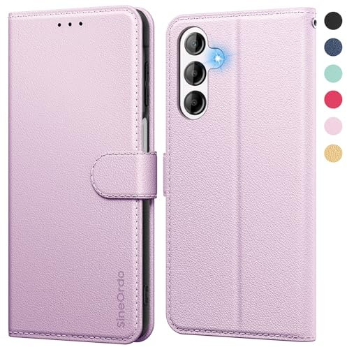 SineOrdo Cover compatible con Samsung Galaxy A15 5G / 4G Custodia, Custodia Samsung Galaxy A15 5G / 4G Cover Libro Portafoglio Folio Pelle Flip Stand Case - Oro rosa
