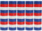 Luftschlangen Papier bunt Party Deko Geburtstag Hochzeit Set holografisch, Stück:5 Stück, Luftschlangen:blau weiss rot