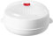 Ciieeo Microwave Steamer with Lid, Round Plastic Steamer for Quick Cooking for Vegetables Rice and More, 9.84X9.84X5.51 in