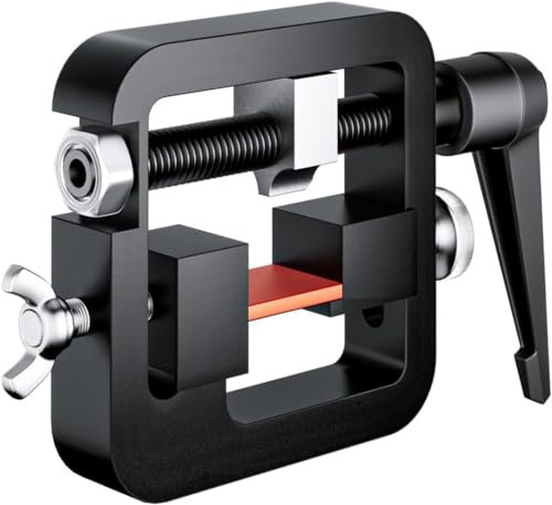 CYTGOUPER Visierschieber aus Aluminiumlegierung, hochfestes, strapazierfähiges Visierjustierwerkzeug, Feineinstellungsjustiervisierschieber zum Halten und Bearbeiten von Werkstücken
