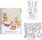 Weihnachten Hirsch Stempel und Stanzschablonen für Karten Herstellung, Winter Weihnachten Stanzen Stempel und Briefmarken Set für DIY Scrapbooking Fotoalbum Dekorativ