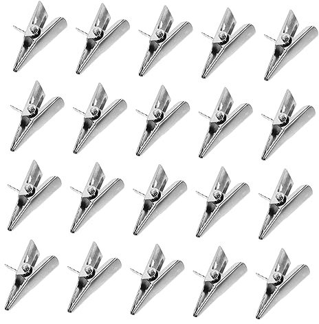 Yardenfun 50 Stück Weihnachtsschmuck-clips Für Baumschmuck Multifunktionale Befestigungsclips Aus Eisen Für Weihnachtsbaumzubehör