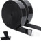 FTXanty 2 PCS Feltro Adesivo Forte per Oggetti Nero Stretch Adesivo Extra forte 16mm Feltro Adesivo con Feltro Adesivo per MobiliCasa Fai da Te Artigianato - Tutti 20M