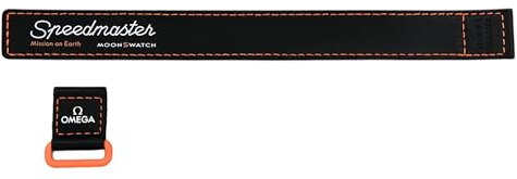 Swatch Moonswatch Omega Mission on Earth Lava Velcro Armband, Medium, Klettband, Kein Edelstein