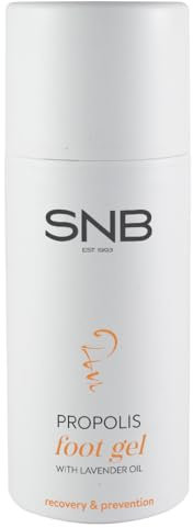 SNB Professional Fußgel mit Propolis & Lavendelöl – 100 ml – Erfrischendes Fußpflegegel mit Menthol, Glycerin & Bisabolol – Für gepflegte Füße – für tägliche Anwendung & professionelle Pediküre