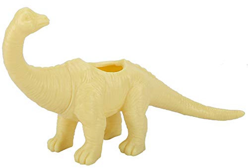 ANKROYU Persönlichkeit Dinosaurier Tierblüte Topfqualität PVC -Material Haltbarer robuster Pflanzentopf für Hausgarten Balkon Pflanzende ation grau hellblau Rose Rot Orange Rosa Gelb gelb (Gelb)