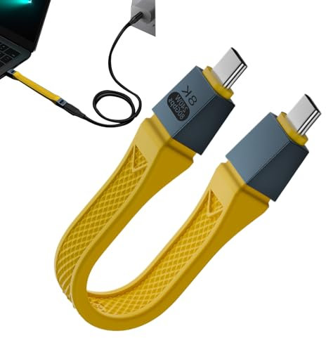 Generico Phone Cable, Fast Charging Usb Cord, 80gbps Transfer Rates and Sturdy Resistant Designs, High Speed Data Transfer for Smartphones Tablets Laptops Charger Use