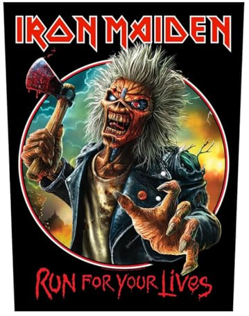 Iron Maiden Run for Your Lives Rückenaufnäher