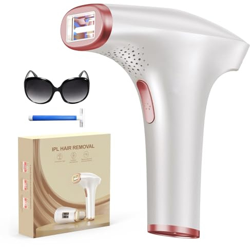 Haarlosy IPL Geräte Haarentfernung - Schmerzfreie Haarentfernungsgerät mit 3 Erweiterte Funktionen HR/SC/RA, 9 Stufen, 999,900 Blitzen zu Hause für Frauen, Achseln, Bikini, Beine, Körper – Türkis