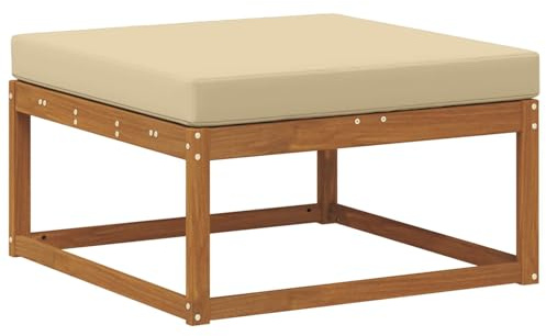 vidaXL Outdoor-Fußhocker Natur
