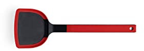 Woll Cook-It, Wok-Wender mit dünner und flexibler Silikonlippe, 11 cm breit, 32.5 cm lang, Hitzebeständig bis 220°, Spülmaschinenfest