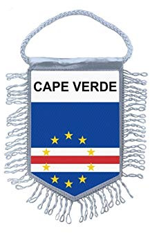 Akachafactory Wimpel mini Flagge Fahne flaggen miniflagge Cabo kap Verde