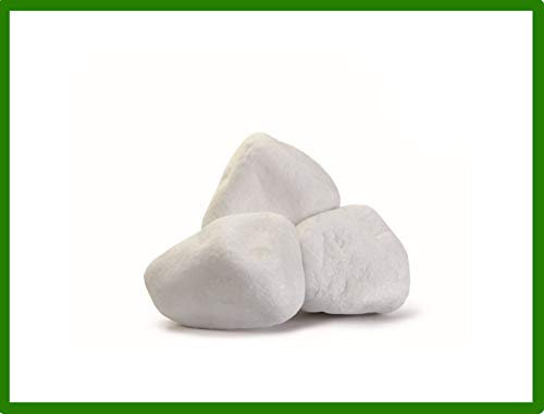 Decomadeinitaly CIOTTOLO ULTRA Bianco thassos kg. 20 (40/60 mm.) pietra bianca per giardino