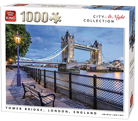 King International 55939 Tower Bridge London Puzzle 1000 Teile, Farbig
