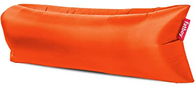 Fatboy Unisex-Erwachsene Lamzac The Original Version 3.0 Aufblasbare Liege mit Tragetasche, Tulip Orange, One Size