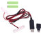 Haorw USB Batterie Adapter Batterieadapter Für Geräte Mit AA Batterien (mit Adapter Typ C) 1,5 V / 3 V / 4,5 V / 6 V