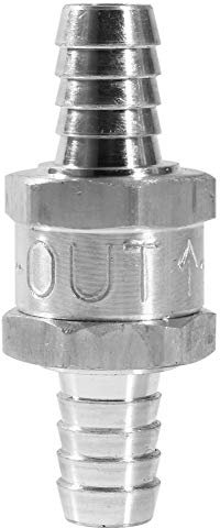 TOPINCN Aluminium Umkehrventil, Aluminium Kraftstoff Rückschlagventil Einweg 6/8/10/12 mm Optional (12MM)
