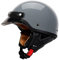 Halbschalenhelm,Halbhelme Motorradhelm mit ECE Genehmigt Brain-Cap, Motorrad Half Helm, Halbschale Roller-Helm Scooter-Helm Jet-Helm Retro für Erwachsene Herren Damen B,XXL