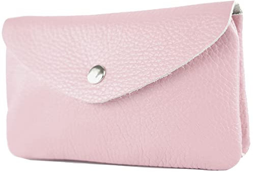 modamoda de P11 Portafoglio Donna Pelle Portafoglio Portafoglio Medio Handmade in Italy, lilla., m, piccolo portamonete leggero