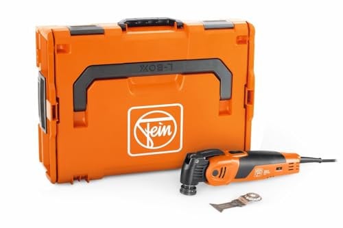 FEIN Multimaster MM 700 Max, Utensile multifunzione con lama bimetallica legno, metallo e plastica, Motore FEIN 450 W, Sistema antivibrazioni, Attacco StarlockMax, Sistema serraggio rapido