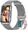 Smartwatch Damen 1,47 Zoll Armbanduhr mit IP68 Wasserdicht Fitness tracker Sportuhr mit Zwei Wochen Standby SpO2 124 Trainingsmodi Herzfrequenzmessung Schlafmonitor, Musikkontrolle Android iOS