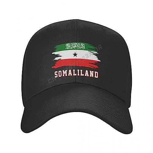 OLIKED Baseball Mütze Somaliland Flagge Cool Fans Sonnenschirm Verstellbare Outdoor-Mützen für Männer Frauen Bedruckte Mode Hüte