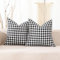 CARRIE HOME Schwarz-weiße Buffalo Plaid Outdoor-Kissenbezüge 45,7 x 45,7 cm, modernes Bauernhaus-Dekor, Couchkissen, schwarz-weiß, Winter, Weihnachten, Urlaub, kariert, Kissen (ohne Kisseneinsätze)